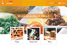 Tablet Screenshot of pizzakoju.ee